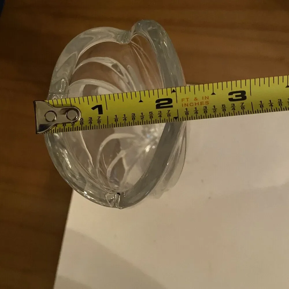 Vintage Lenox Arctic Bloom Thick Crystal Vase